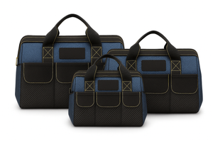 Heavy Duty Tool Bag – Waterproof, Multi-Pocket Storage Organizer (14", 16", 18"), Waterproof Zipper, Heavy Duty Material for Tool Organizer & Storage, Electrician, Carpenter