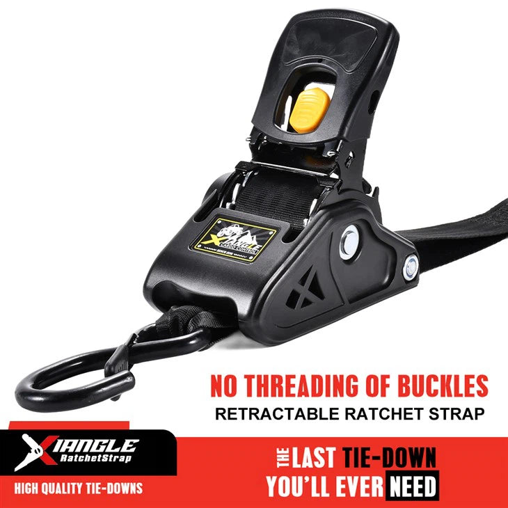 50mm * 3m 1500kg Break Strength Fly Fish Retractable Ratchet Strap